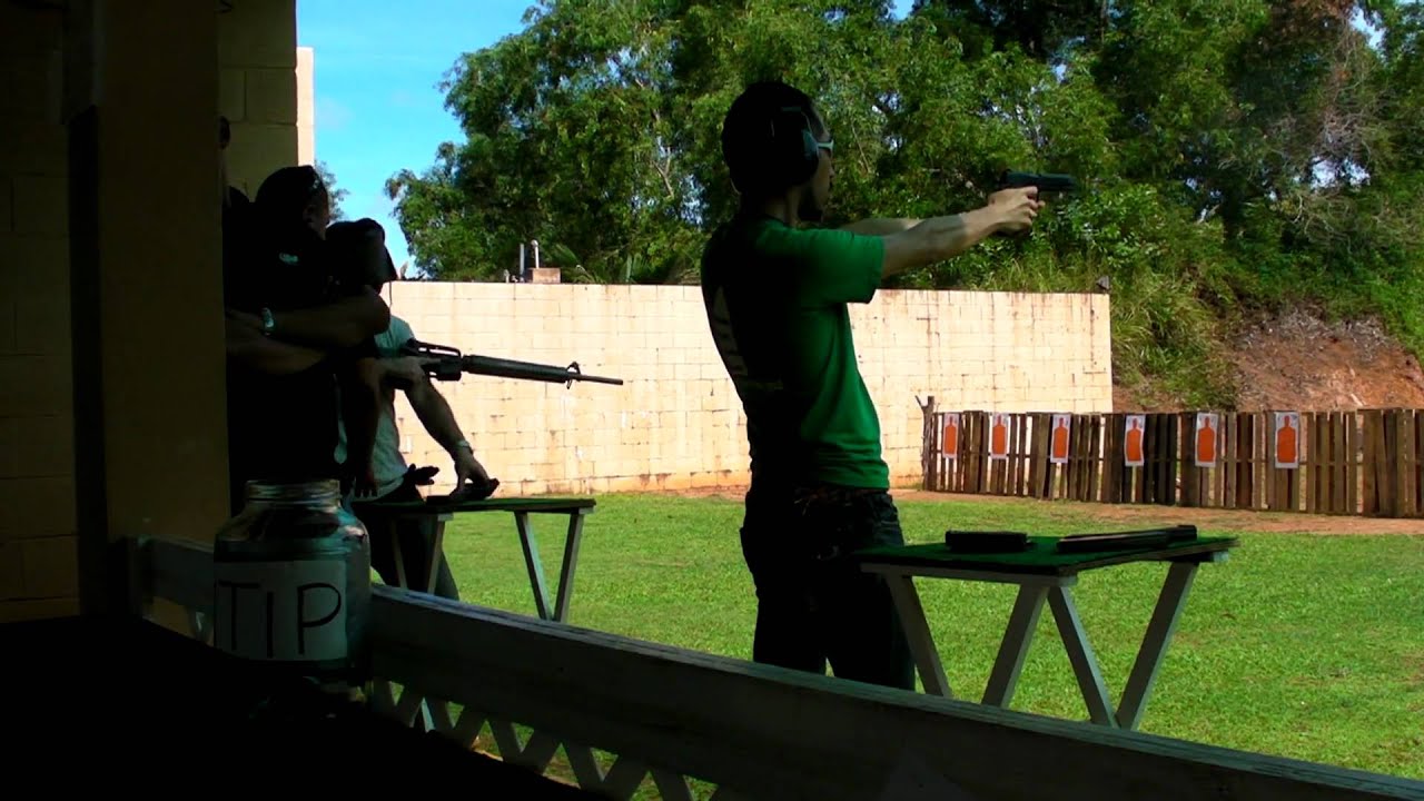 shoot various guns in Guam YouTube