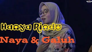 Liryc Hanya Rindu (Andmesh) Cover by Naya & Galuh (suara enak didengarkan)