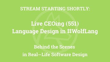 Live CEOing Ep 551: Language Design in Wolfram Language [Multicomputation]