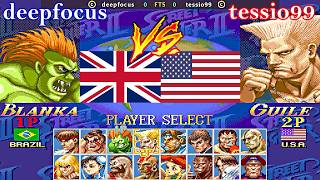 Hyper Street Fighter II: The Anniversary Edition - deepfocus vs tessio99 FT5