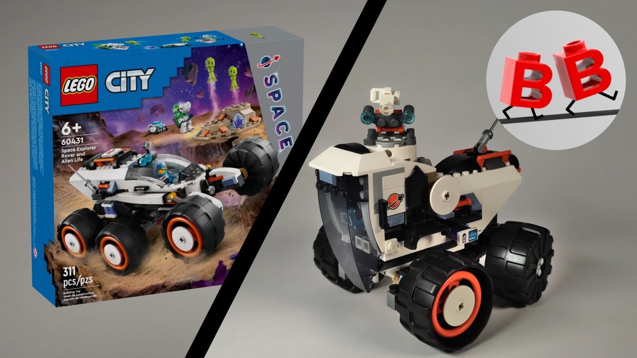 LEGO 60431 Alternate Build Space Rover with Technic Functions