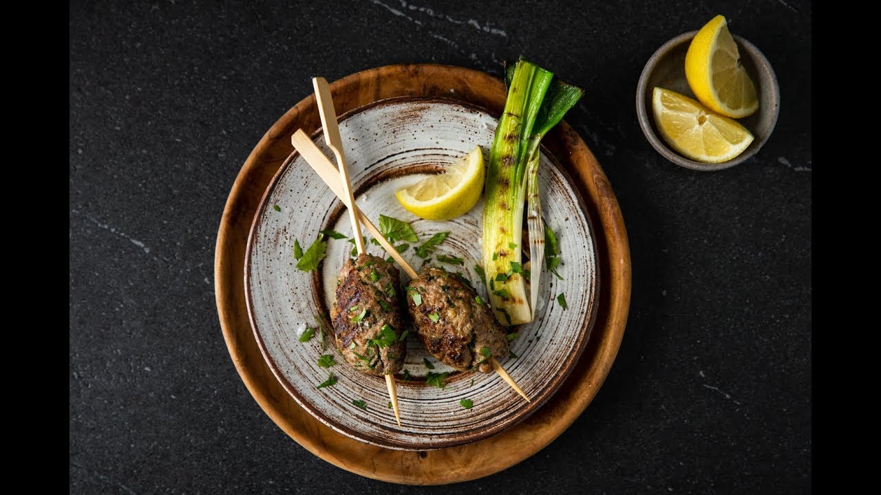 Cumin & Coriander Lamb Skewer With Grilled Leeks YouTube