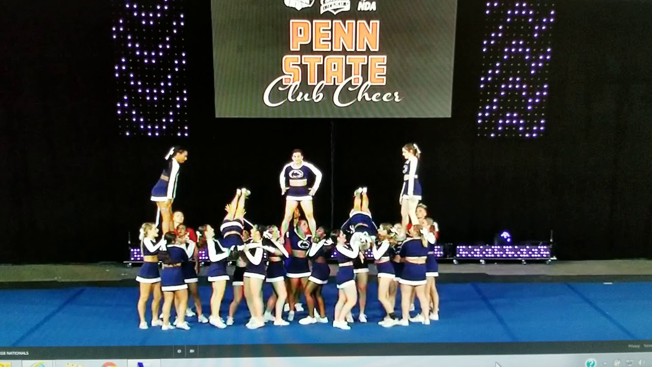 Penn State All Girl Club Cheer - NCA 2018