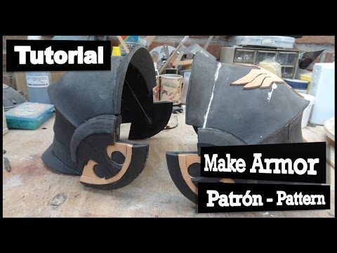 Make armor (Patrón - Pattern) - YouTube