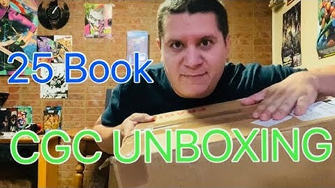 CGC UNBOXING! 1st official 25 modern book submission unboxing!