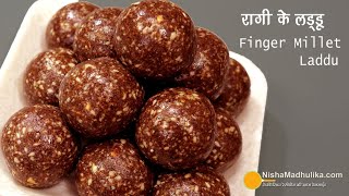 रागी लड्डू | नाचनी लड्डू - केल्सियम व प्रोटीन से भरपूर । Finger Millet Ladoo With Jaggery #millet screenshot 2