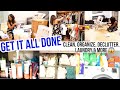 CLEAN WITH ME 2021 /CLEANING MOTIVATION / ORGANIZE & DECLUTTER / LAUNDRY FOLDING / GET IT ALL DONE