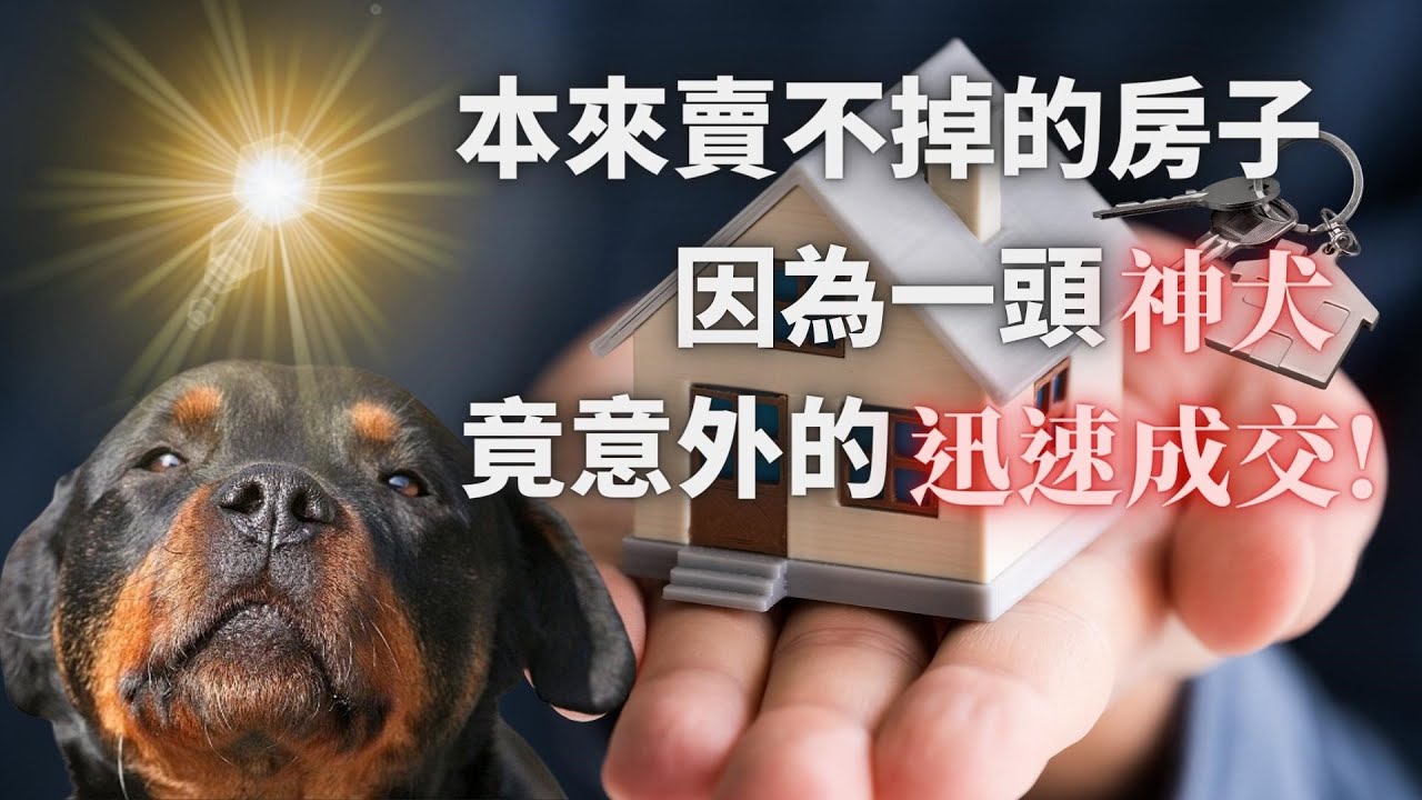 本來賣不掉的房子，因為一頭神犬，竟出乎意料的快速成交了！ |2023年房價將全面下跌?|房價漲跌對自住客沒影響?|買房進場時間?|政府打房政策 ...