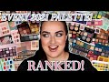 RANKING EVERY PALETTE I TRIED IN 2021! |Pt 1