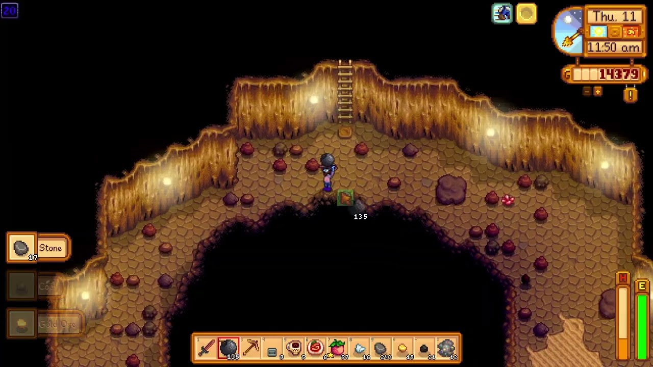 Relaxing Stardew - quiet chill Yr1 on Farming Farm Part 9 - First Skull Cavern dive