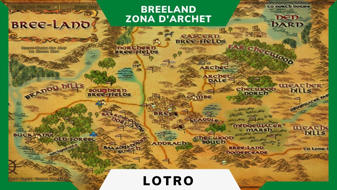 LOTRO - Bree-Land - Zona d' Archet