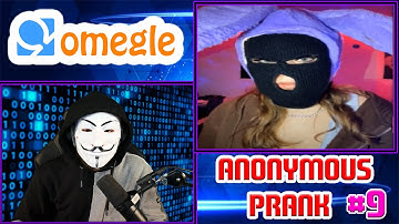 Anonymous Hacking into OMEGLE Video Prank - #9 - Funny Reactions