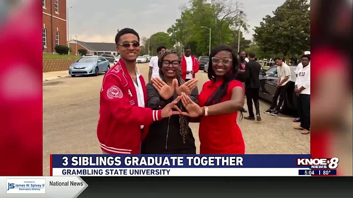 Three siblings to graduate from Grambling State University together