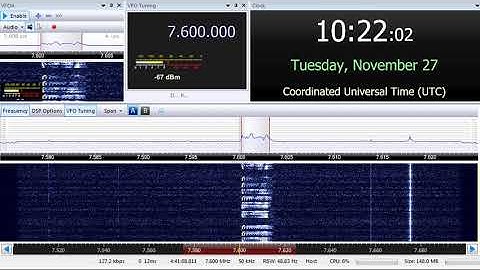 27 11 2018 S11a Cherta Numbers station in Russian to Eu 1020 on 7600 unknown tx site USB