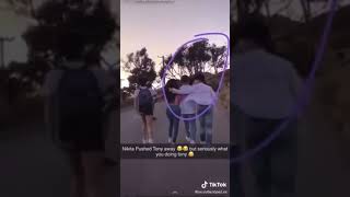 Nikita Dragon And Tony Lopez Holding Hands