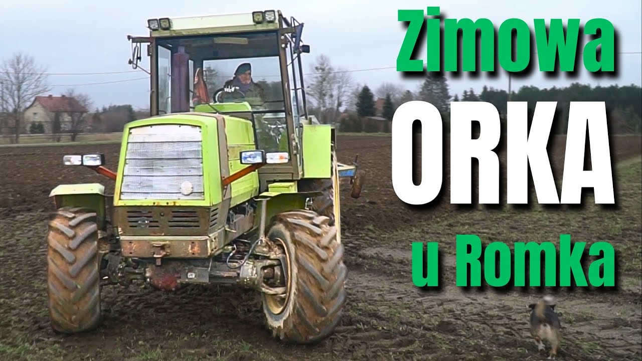 Po co ZIMOWA orka? Głębokie ORANIE traktorem marki FORTSCHRITT