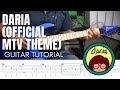 Daria (Official MTV Theme) | Guitar Tutorial