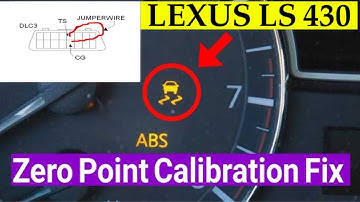 How To Do A Zero Point Calibration on Lexus and Toyota || Code C1210 / C1336