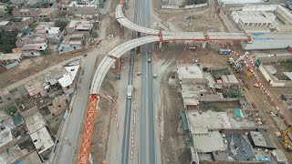 Avances del nuevo bypass en Chancay, Perú