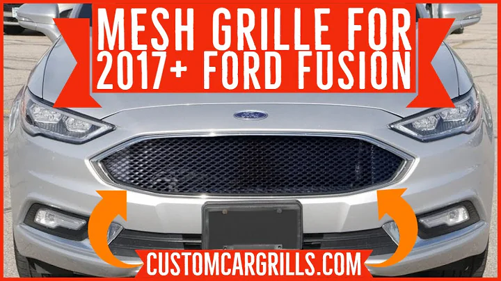 Upgrade Your Ford Fusion with a Sleek Mesh Grill - Easy Installation Guide