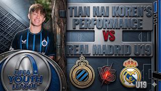 Tian Nai Korens Vs Real Madrid U19 (2025/2026 Final Uefa Youth League)