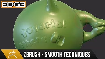 Zbrush Sculpting Tips and Tricks  Tutorial - Alternate Smoothing Techniques