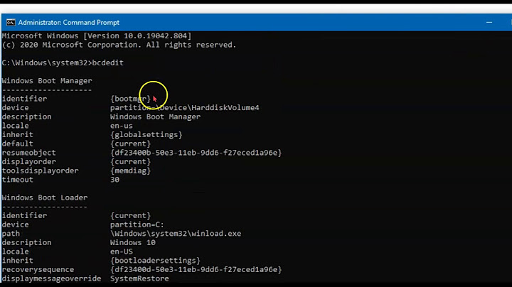 Bcdedit is not recognized windows 7 là gì năm 2024