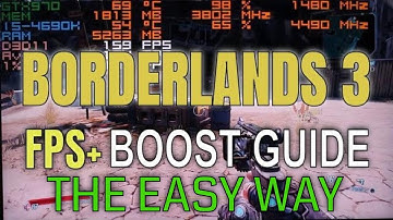 Borderlands 3 FPS BOOST GUIDE for PC/Laptop 1080p in 2019