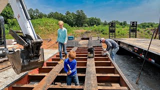 Enlisting MAJOR Help To Fix The Deck On The Lowboy Trailer