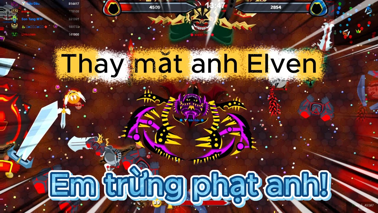 (Speedrun x 2) Chém MEGA Như Băm Chả | Evowars.io