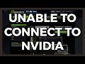 حل مشكلة عدم قراءة كارت الشاشة unable to connect to nvidia