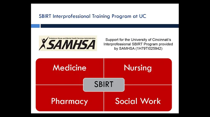 Promoting SBIRT in an Interprofessiona...  Setting...
