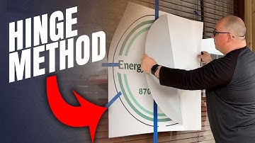 Using The Hinge Method To Apply Vinyl Decals
