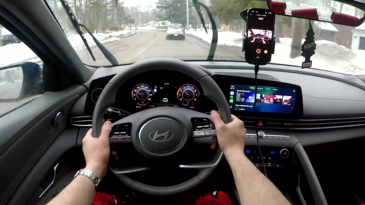 Rainy POV Drive | No Talking, Just Driving | 2025 Hyundai Elantra SEL