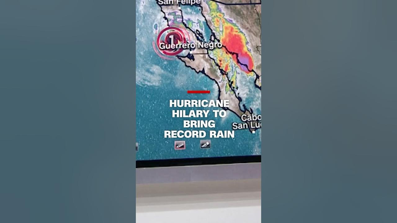 Hurricane Hilary could bring record rainfall #cnn #shorts #hurricanehilary