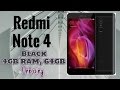 Redmi Note 4 Black Unboxing. 4Gb Ram , 64Gb