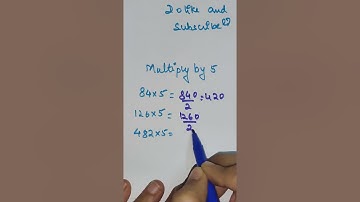 Multiplication tricks | #shorts | math tips | math tricks | how to multiply