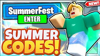 ALL NEW *SUMMER FEST* UPDATE CODES! Speed Run Simulator Roblox