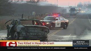 2 drivers killed in head-on crash near Stockton
