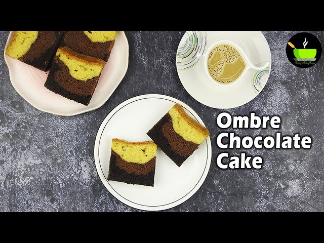 Triple Chocolate Ombré Cake | Chocolate Ombre Butter Cake | Chocolate Cake |Christmas Special Recipe | She Cooks