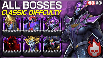 ALL BOSSES – Classic Difficulty Guide! | MCOC | Dec 2025