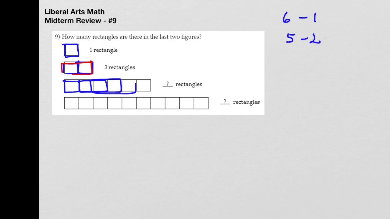 liberal arts math midterm review 9 youtube
