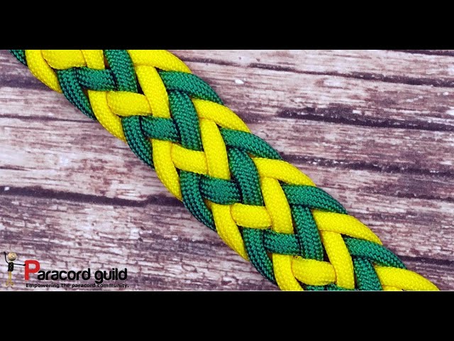 Zig-zag flat kumihimo braid- 8 strands 