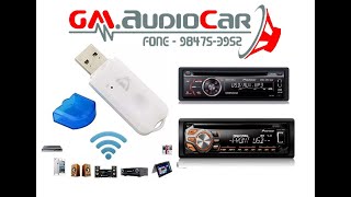 adaptador bluetooth usb doongle para radio automotivo pioneer