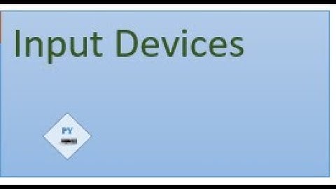 Input Devices in [Urdu]