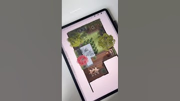 Creating a Landscape Plan with Procreate on iPad #landscapedesign #landscapearchitecture #landscape