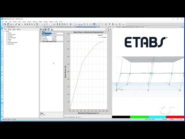 ETABS - 28 Nonlinear Static Procedures - Pushover Analysis: Watch & Learn