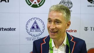 Interview with GM Michael Adams (England) | 44th Chess Olympiad, Round 4 |