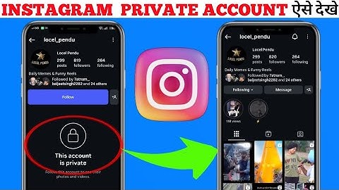 Instagram Private account Kaise Dekhe 2025|How To see instagram private account post possible or not