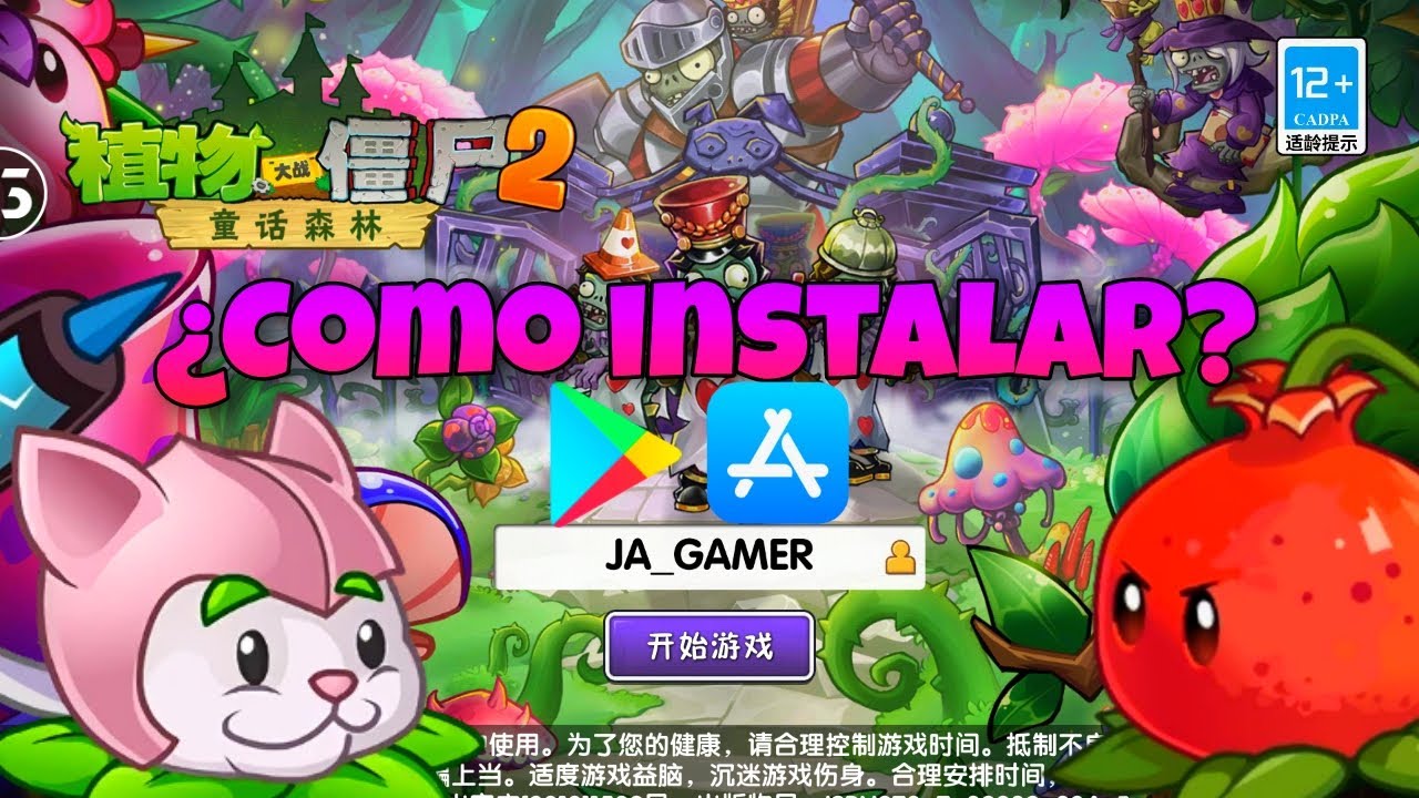 ¿Cómo instalar Plants vs Zombies 2 Chino?🥝Android e IOS - YouTube